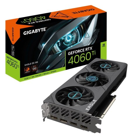 Karta graficzna GIGABYTE GeForce RTX 4060 Ti Eagle OC 8 GB GDDR6X GV-N406TEAGLE OC-8GD