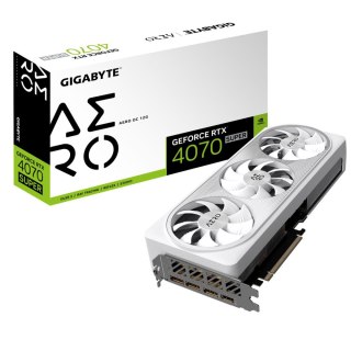 Karta graficzna GIGABYTE GeForce RTX 4070 SUPER Aero OC 12GB GDDR6X GV-N407SAERO OC-12GD