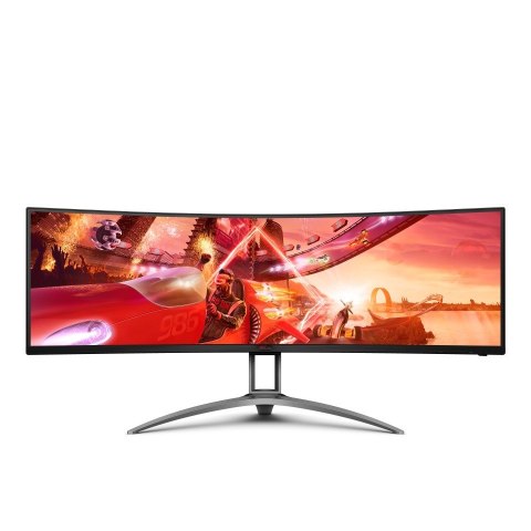 Monitor AOC AG493QCX (48.8" /VA /144Hz /3840 x 1080 /Czarno-stalowy)