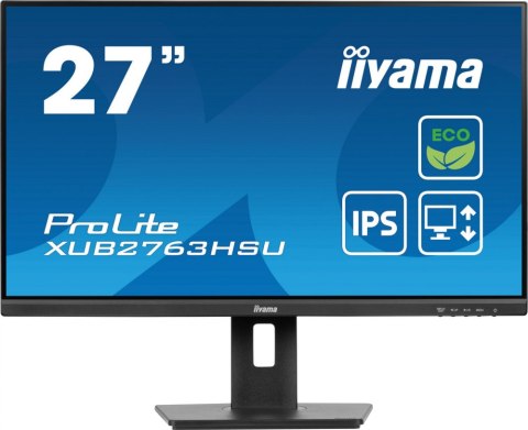 Monitor IIYAMA XUB2763HSU-B1 (27" /100Hz /1920 x 1080 /Czarny)