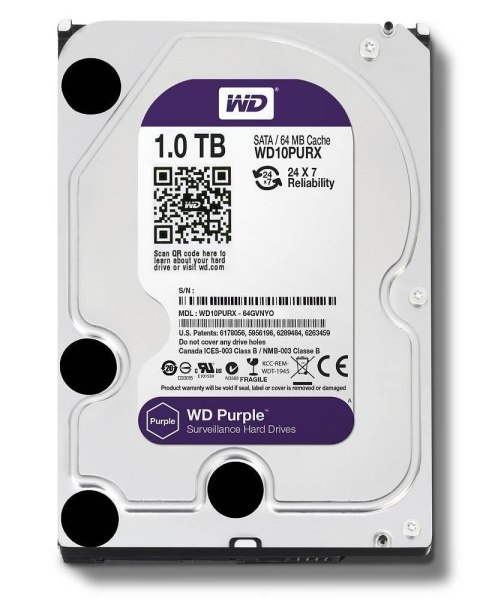 Dysk twardy WD Purple 1 TB 3.5" WD10PURZ