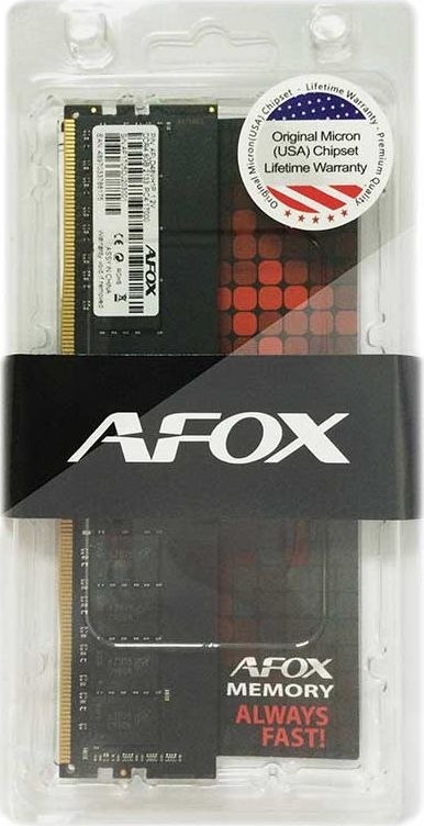 Pamięć AFOX (DIMM/DDR4/8 GB/2666MHz/1.2V/19CL/SINGLE)