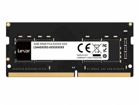 Pamięć LEXAR (SODIMM/DDR4/8 GB/3200MHz/19 CLCL/SINGLE) Pamięć LEXAR (SODIMM/DDR4/8 GB/3200MHz/19 CLCL/SINGLE)