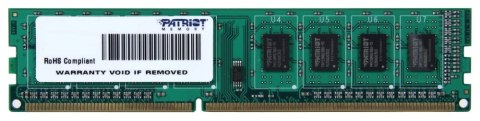 Pamięć PATRIOT (DIMM\DDR3\4 GB\1333MHz\1.5V\9 CL\Single)