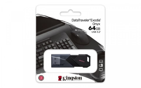 Pendrive (Pamięć USB) KINGSTON (64 GB \Czarny )