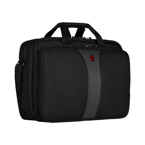 Torba na laptop do 17" Wenger Legacy 17 Triple Gusset Brief Black/Gray (R) 600655 Torba na laptop do 17" Wenger Legacy 17 Triple Gusset Brief Black/Gray (R) 600655