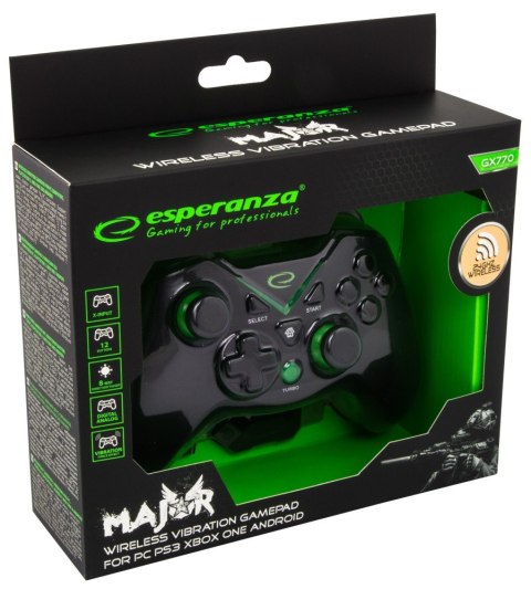 Esperanza GAMEPAD BEZPRZEWODOWY PC/PS3/XBOX ONE Android