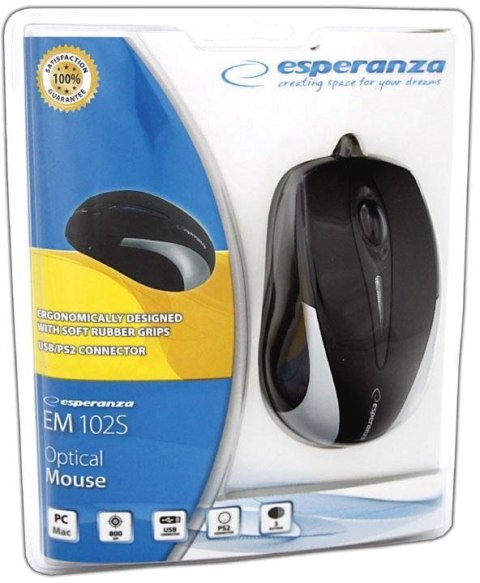 Mysz Przewodowa ESPERANZA EM102S 106142 Mysz Przewodowa ESPERANZA EM102S 106142