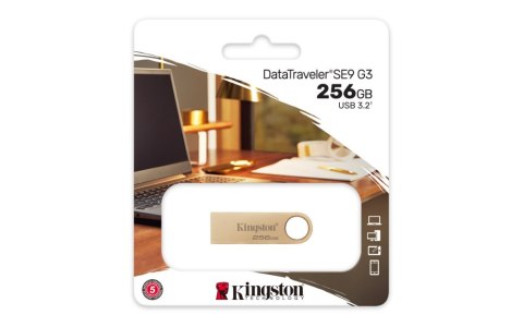 Pendrive (Pamięć USB) KINGSTON (256 GB \Złoty )