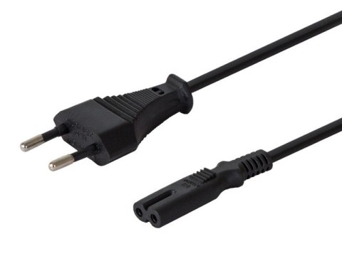 Kabel zasilający SAVIO Wtyczka typ C 1.8m. CL-100Z Kabel zasilający SAVIO Wtyczka typ C 1.8m. CL-100Z