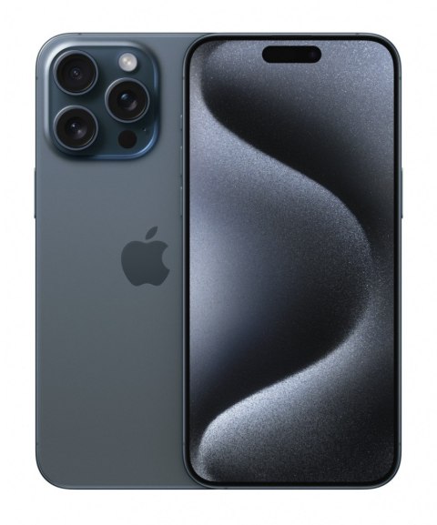 Smartphone APPLE iPhone 15 Pro Max 1 TB Błękitny Tytan MU7K3PX/A