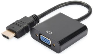 Adapter DIGITUS HDMI + audio 3.5 mm - VGA VGA - audio 3.5 mm + HDMI DA-70461