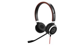 Słuchawki nauszne z mikrofonem JABRA Evolve 40 Duo (1.2m /Przewodowe wtyk/Czarny)