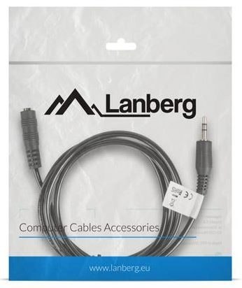 LANBERG CA-MJFJ-10CC-0015-BK 1.5m /s1x Jack 3.5 mm 1x Jack 3.5 mm