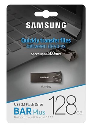 Pendrive (Pamięć USB) SAMSUNG (128 GB \Tytanowy )