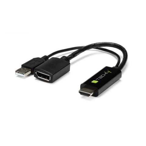 Adapter TECHLY ICOC HDMI-DP12A60 DisplayPort - HDMI + USB Adapter TECHLY ICOC HDMI-DP12A60 DisplayPort - HDMI + USB
