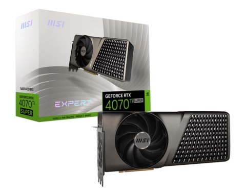 Karta graficzna MSI GeForce RTX 4070 Ti SUPER 16G EXPERT V513-683R Karta graficzna MSI GeForce RTX 4070 Ti SUPER 16G EXPERT V513-683R