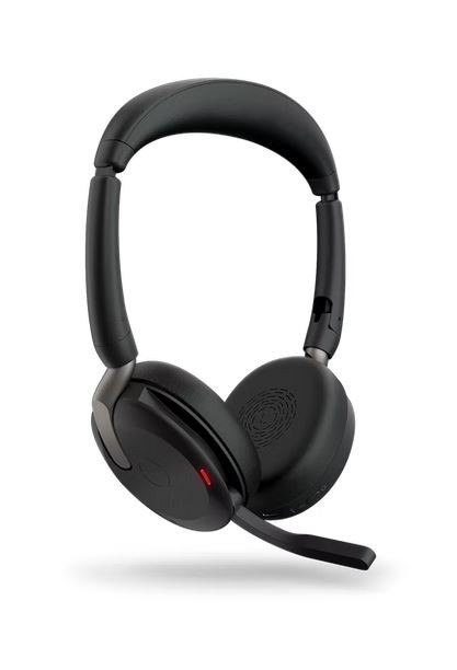 Słuchawki Bezprzewodowe Jabra Evolve2 65 Flex Link380c MS Stereo ANC Bluetooth USB-C Czarny Słuchawki Bezprzewodowe Jabra Evolve2 65 Flex Link380c MS Stereo ANC Bluetooth USB-C Czarny