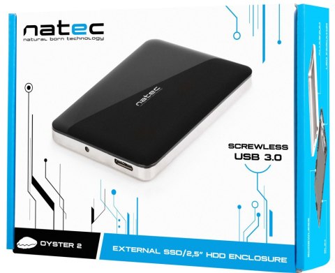 Obudowa do dysku NATEC Oyster 2 2.5 cala USB 3.0 NKZ-0716