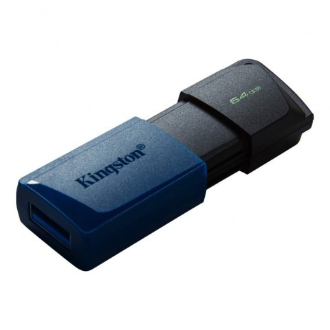 Pendrive (Pamięć USB) KINGSTON (64 GB \Czarno-niebieski )