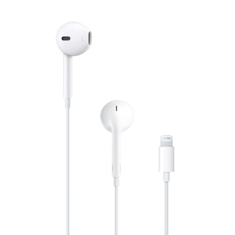 Słuchawki douszne z mikrofonem APPLE EarPods (Lightning wtyk/Biały)