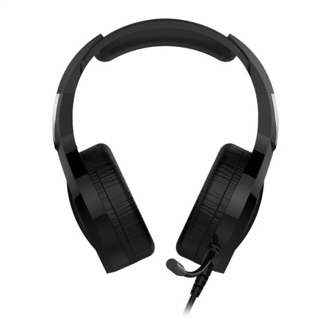 VARR GAMING RGB HEADPHONES 50MM SŁUCHAWKI NAUSZNE MIC 3,5MM USB BLACK [45206] TE