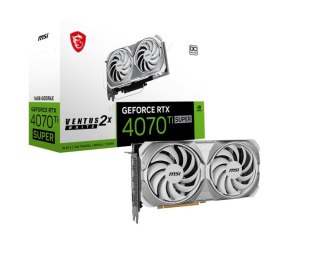 Karta graficzna MSI GeForce RTX 4070 Ti SUPER 16 GB VENTUS 2X WHITE OC RTX 4070 Ti SUPER 16G VENTUS 2X