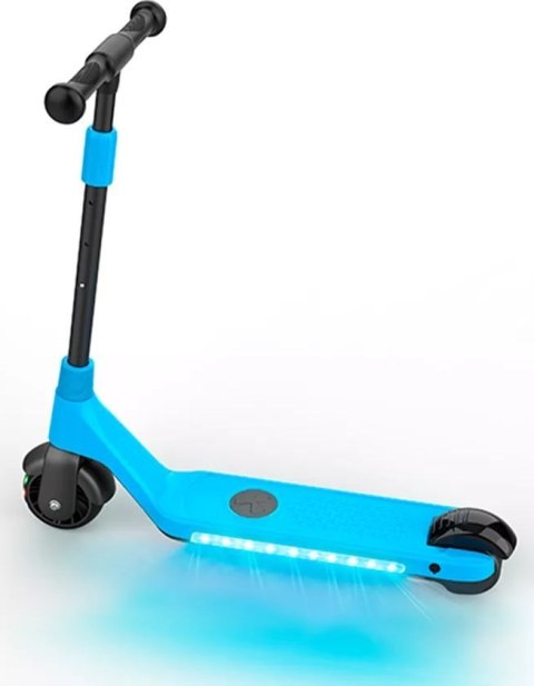 Dziecięcy kickscooter Denver z silnikiem elektrycznym 80W niebieski + LED