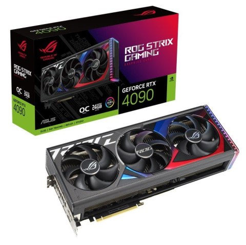 Karta graficzna ASUS GeForce RTX 4090 ROG STRIX OC 24GB GDDR6X ROG-STRIX-RTX4090-O24G-GAMING