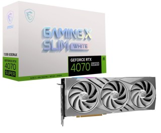 Karta graficzna MSI GeForce RTX 4070 SUPER 12GB GAMING X SLIM WHITE RTX 4070 SUPER 12G GAMING X SLI