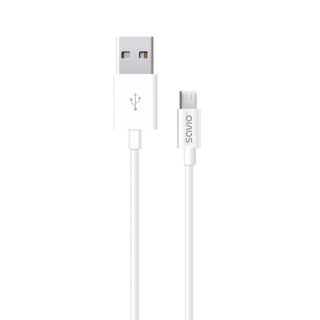 Kabel SAVIO CL-124 (Micro USB - USB 2.0 typu A ; 2m; kolor biały)