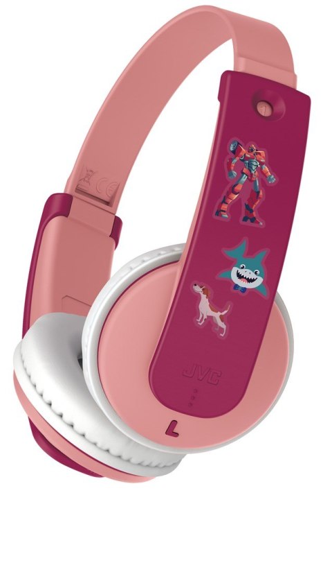 Słuchawki JVC HAKD10WPE (dla dzieci, nauszne, bluetooth, pink/purple)