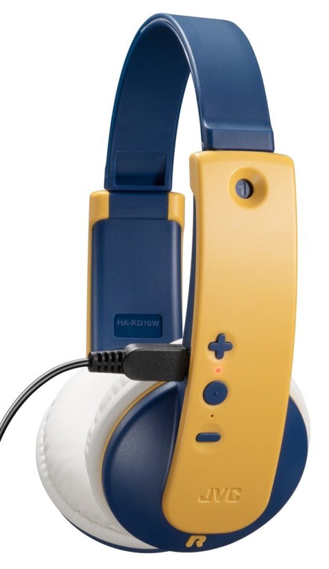 Słuchawki JVC HAKD10WYE (dla dzieci, nauszne, bluetooth, yellow/blue)