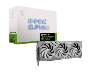 Karta graficzna MSI RTX 4080 SUPER 16GB GAMING X SLIM WHITE RTX 4080 SUPER 16G GAMING X SLI