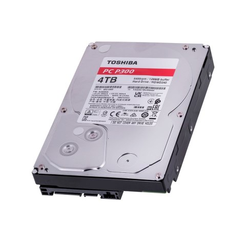 Dysk HDD Toshiba P300 HDWD240UZSVA (4 TB ; 3.5"; 128 MB; 5400obr/min)