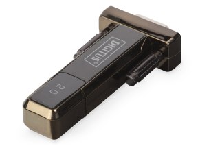 Adapter DIGITUS DA-70156 (USB M - RS-232 M; kolor czarny)