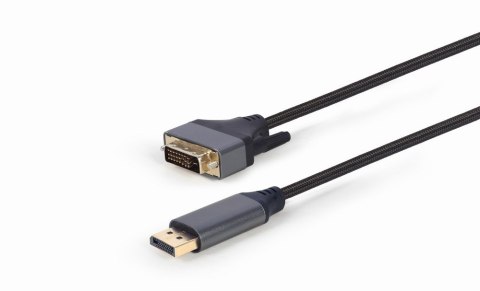 GEMBIRD KABEL DISPLAYPORT (M) ->DVI (M) 24+1PIN 4K, 1.8M