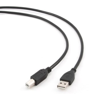 Kabel GEMBIRD CCP-USB2-AMBM-6 (USB 2.0 typu A M - USB 2.0 typu B M; 1,8m; kolor czarny)