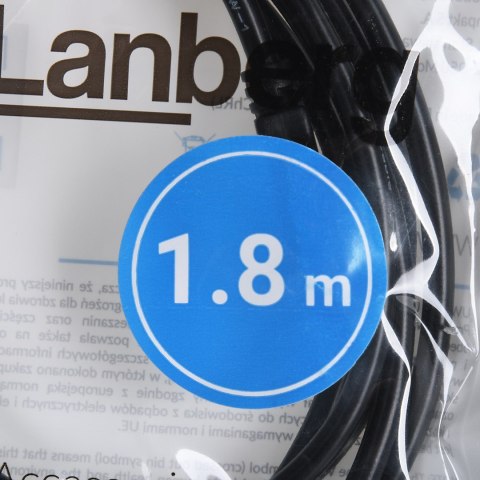 LANBERG KABEL USB-A 2.0 M/M 1.8M CZARNY CA-USBA-20CU-0018-BK