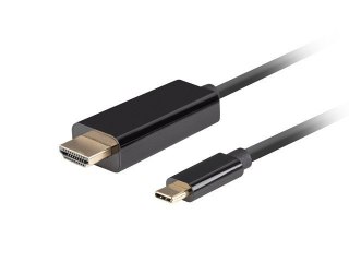 LANBERG KABEL USB-C(M)->HDMI(M) 0.5M 4K 60HZ CZARNY CA-CMHD-10CU-0005-BK