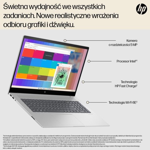 HP Envy 17-cw0229nw i5-13500H 17.3"FHD IPS 300nits 16GB DDR4 SSD512 Intel Iris Xe IR Camera Win11 2Y Natural Silver