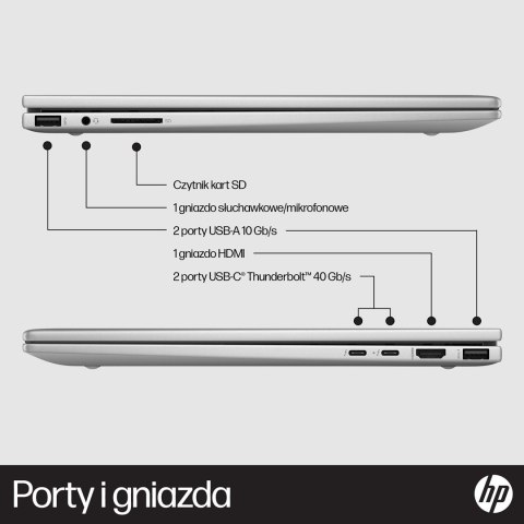 HP ENVY x360 15-fe0015nw i5-1335U 15.6"FHD Touch OLED Low Blue Light 400 nits 16GB LPDDR5 SSD512 Intel Iris Xe Graphics No ODD W