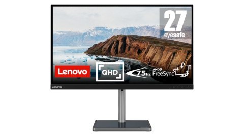 Lenovo L27q-38 27"WQHD VA 75Hz 350nits AG HDMI DP Raven Black
