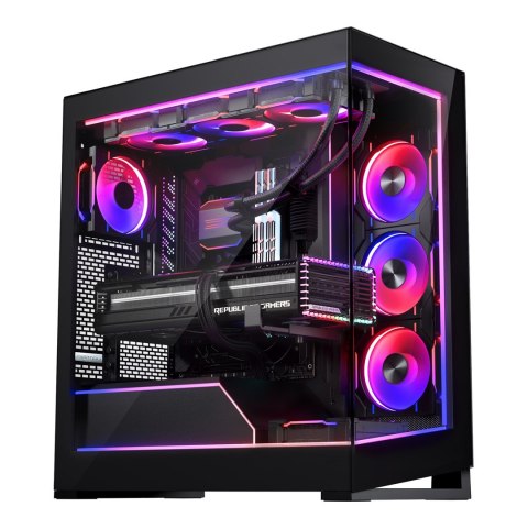 PHANTEKS NV-Serie NV5 ATX Tempered Glass, DRGB - Satin Black