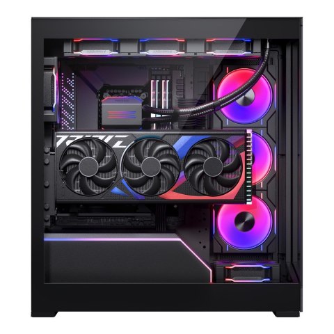 PHANTEKS NV-Serie NV5 ATX Tempered Glass, DRGB - Satin Black