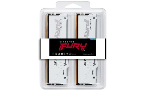 Kingston FURY DDR5 32GB (2x16GB) 6000MHz CL36 Beast White RGB EXPO Kingston FURY DDR5 32GB (2x16GB) 6000MHz CL36 Beast White RGB EXPO