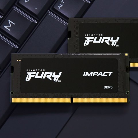 Kingston FURY DDR5 SODIMM 64GB (2x32GB) 4800MHz CL38 Impact Kingston FURY DDR5 SODIMM 64GB (2x32GB) 4800MHz CL38 Impact