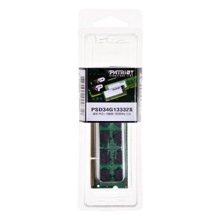 Pamięć Patriot Memory Signature PSD34G13332S (DDR3 SO-DIMM; 1 x 4 GB; 1333 MHz; CL9)