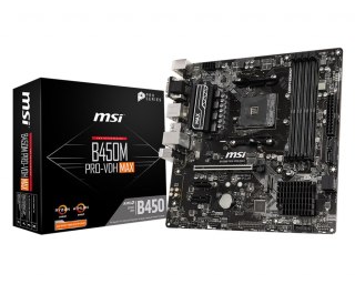 Płyta główna MSI B450M PRO-VDH MAX (AM4; 4x DDR4 DIMM; Mini ATX)