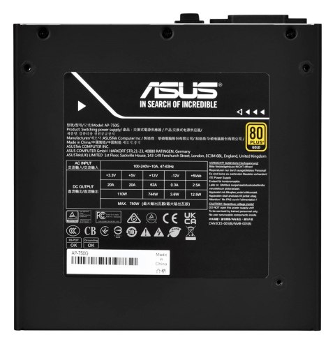 Zasilacz Asus Prime 750W Gold - bulk